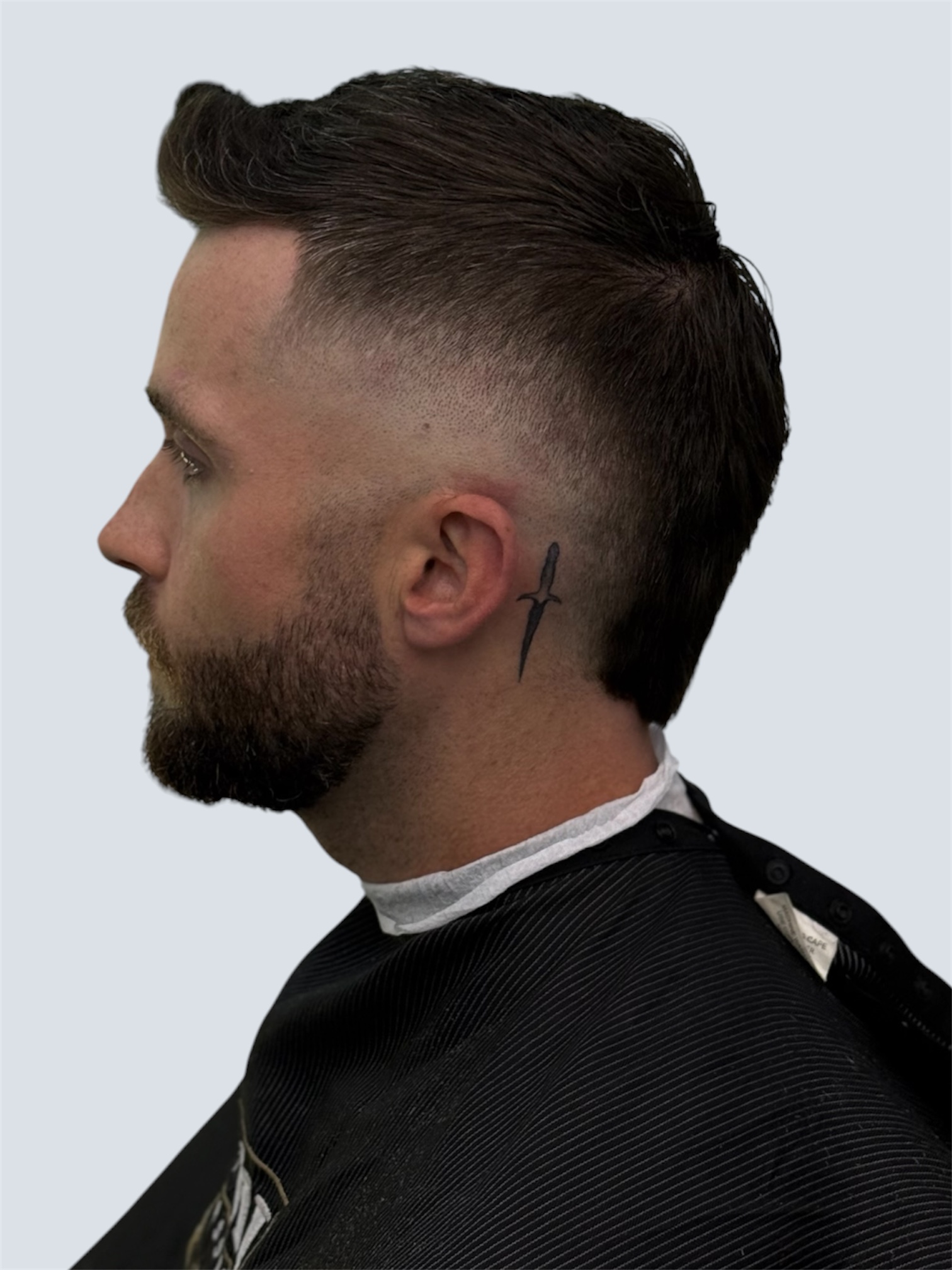 Taper fade haircut at Fortis Barber Shop